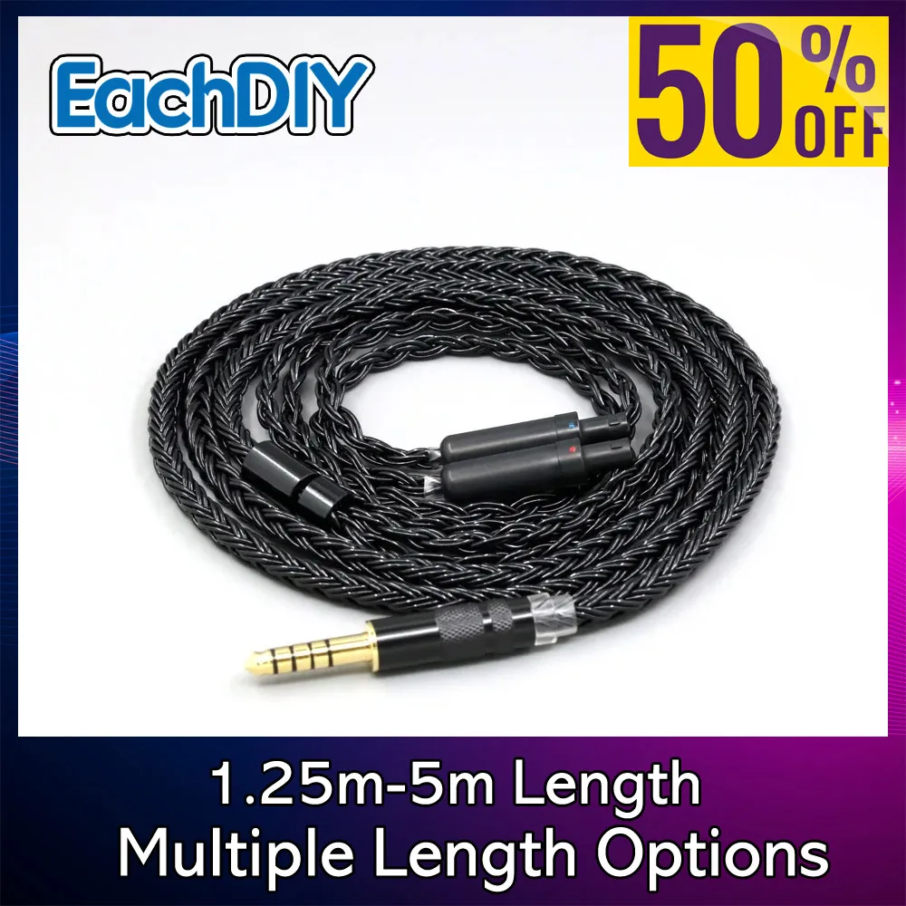 Black Plated Silver Braided 16 Core Earphone Cable For Sennheiser HD800 HD800s HD820s HD820 Dharma D1000 Headphone 8865
Black Plated Silver Braided 16 Core Earphone Cable For Sennheiser HD800 HD800s HD820s HD820 Dharma D1000 Headphone 8865