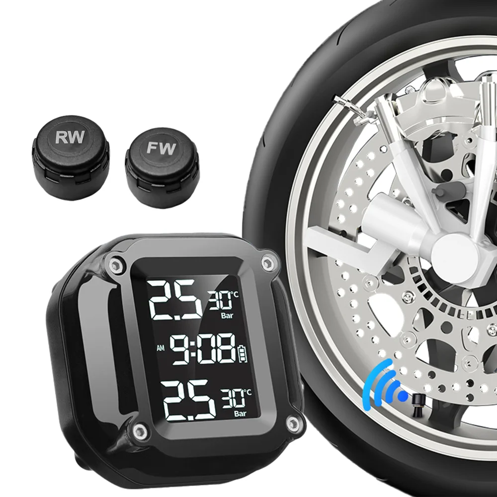Motorcycle Tire Pressure Monitor M5 Combination Digital Display External Motorcycle Wireless Tire Pressure Detector
Motorcycle Tire Pressure Monitor M5 Combination Digital Display External Motorcycle Wireless Tire Pressure Detector