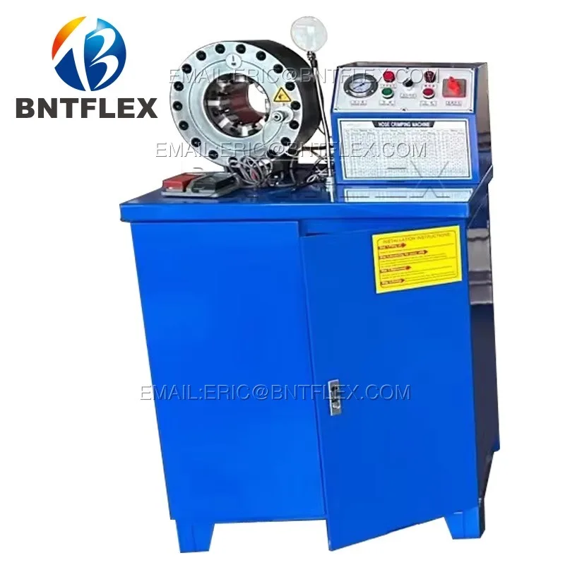 Customized BNT50 Hose Fittings Crimper Crimping Machine for Sale Mobile High Pressure Hydraulic Rubber Crimp Hose/lock Fittings
Customized BNT50 Hose Fittings Crimper Crimping Machine for Sale Mobile High Pressure Hydraulic Rubber Crimp Hose/lock Fittings