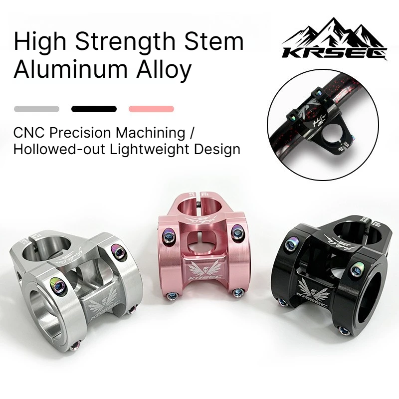 KRSEC MTB Stem Ultra Light Short Aluminum Alloy 31.8mm Clamp Diameter CNC Machined for Downhill Bike
KRSEC MTB Stem Ultra Light Short Aluminum Alloy 31.8mm Clamp Diameter CNC Machined for Downhill Bike