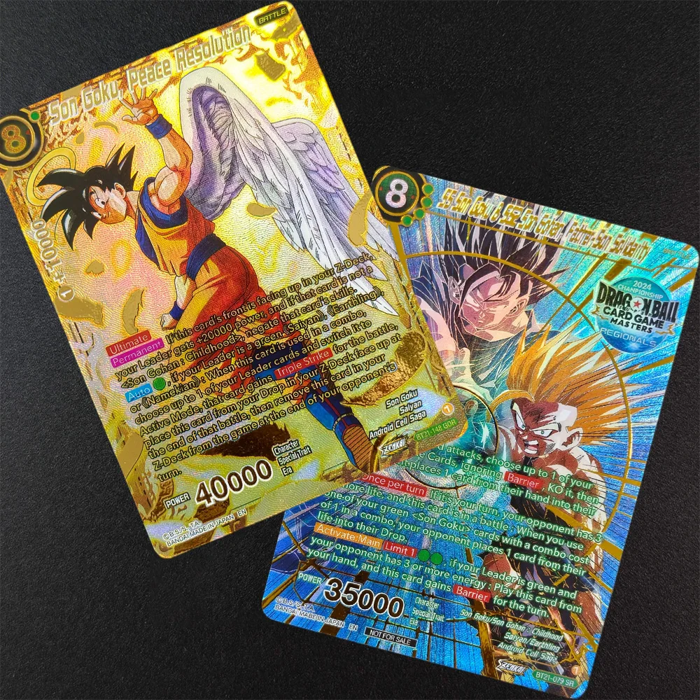 Proxy Dragon Ball Super Fusion World English BT21 Son Goku Peace Resolution SS2 Son Gohan Hot Stamping Game Collection Card Toy
Proxy Dragon Ball Super Fusion World English BT21 Son Goku Peace Resolution SS2 Son Gohan Hot Stamping Game Collection Card Toy