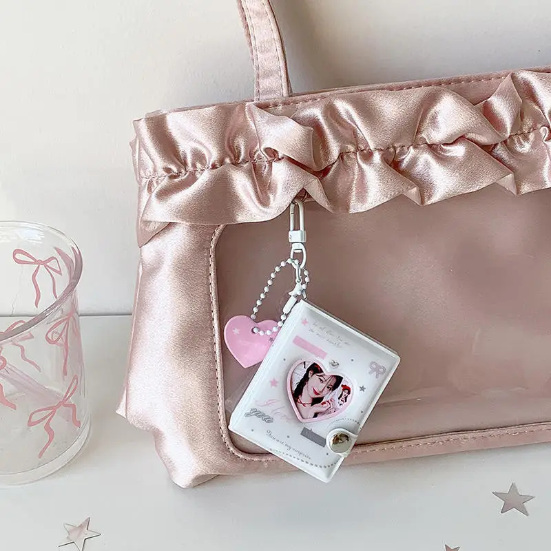 Simple Heart 2 Inch Photo Card Album Cute Idol Card Holder for Girls Fashion Bag Pendant Decoration Gift
Simple Heart 2 Inch Photo Card Album Cute Idol Card Holder for Girls Fashion Bag Pendant Decoration Gift