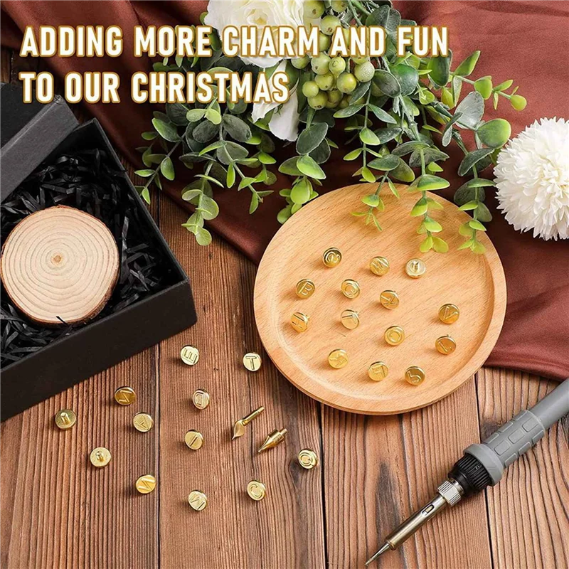 ABJT 56 Pieces Wood Burning Tip Letter Wood Burning Tip Set Including Alphabet Number for Wood Craft DIY Embossing Carving
ABJT 56 Pieces Wood Burning Tip Letter Wood Burning Tip Set Including Alphabet Number for Wood Craft DIY Embossing Carving