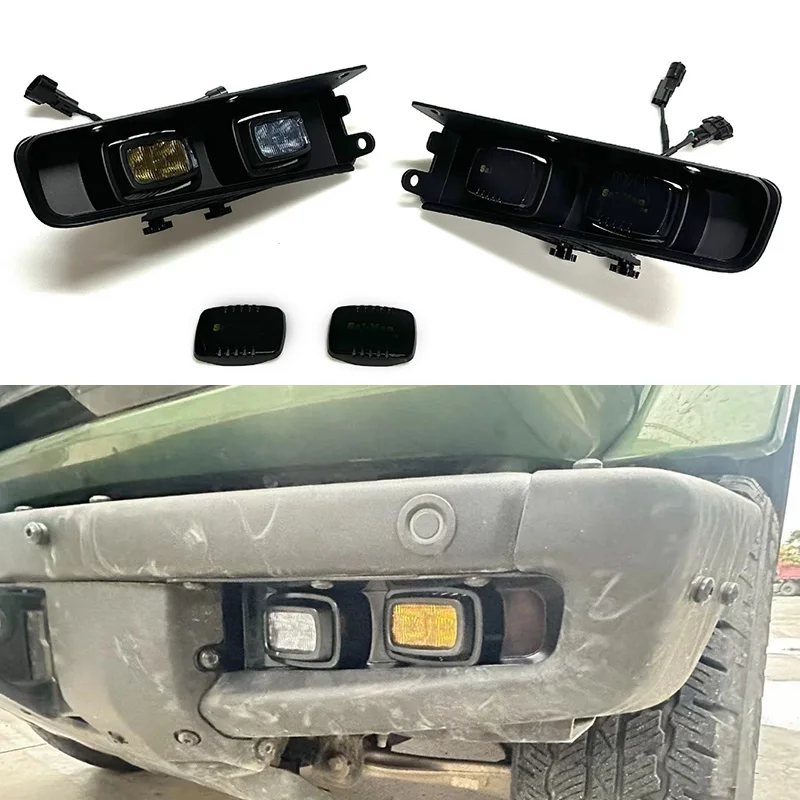Front Bumper Led Fog Light For Ford Bronco 2021 2022 2023 1 Pair Daytime Running Lights DRL with Dynamic Turn Signal Lights
Front Bumper Led Fog Light For Ford Bronco 2021 2022 2023 1 Pair Daytime Running Lights DRL with Dynamic Turn Signal Lights