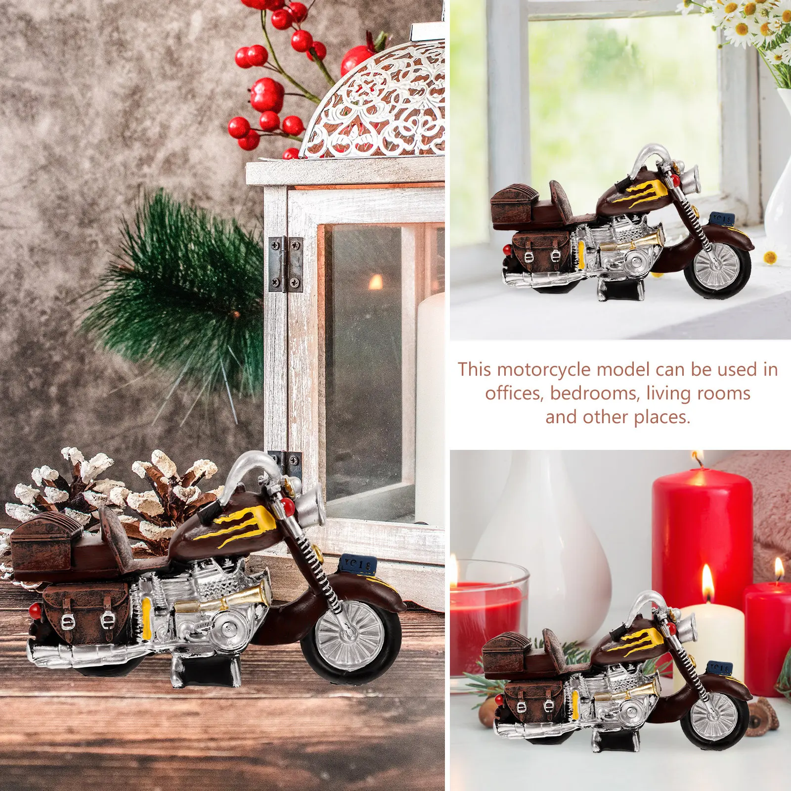 Retro Motorcycle Decoration Resin Art Sculpture Vintage Desktop Ornament for Home Office Cafe Bar Bedroom Motorcycle Decor
Retro Motorcycle Decoration Resin Art Sculpture Vintage Desktop Ornament for Home Office Cafe Bar Bedroom Motorcycle Decor