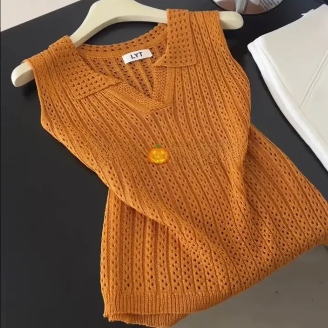 Sweet Ele Ne вязаный ажурный жилет Svel женский летний супер красивый универсальный утягивающий тонкий топ
Sweet Ele Ne вязаный ажурный жилет Svel женский летний супер красивый универсальный утягивающий тонкий топ