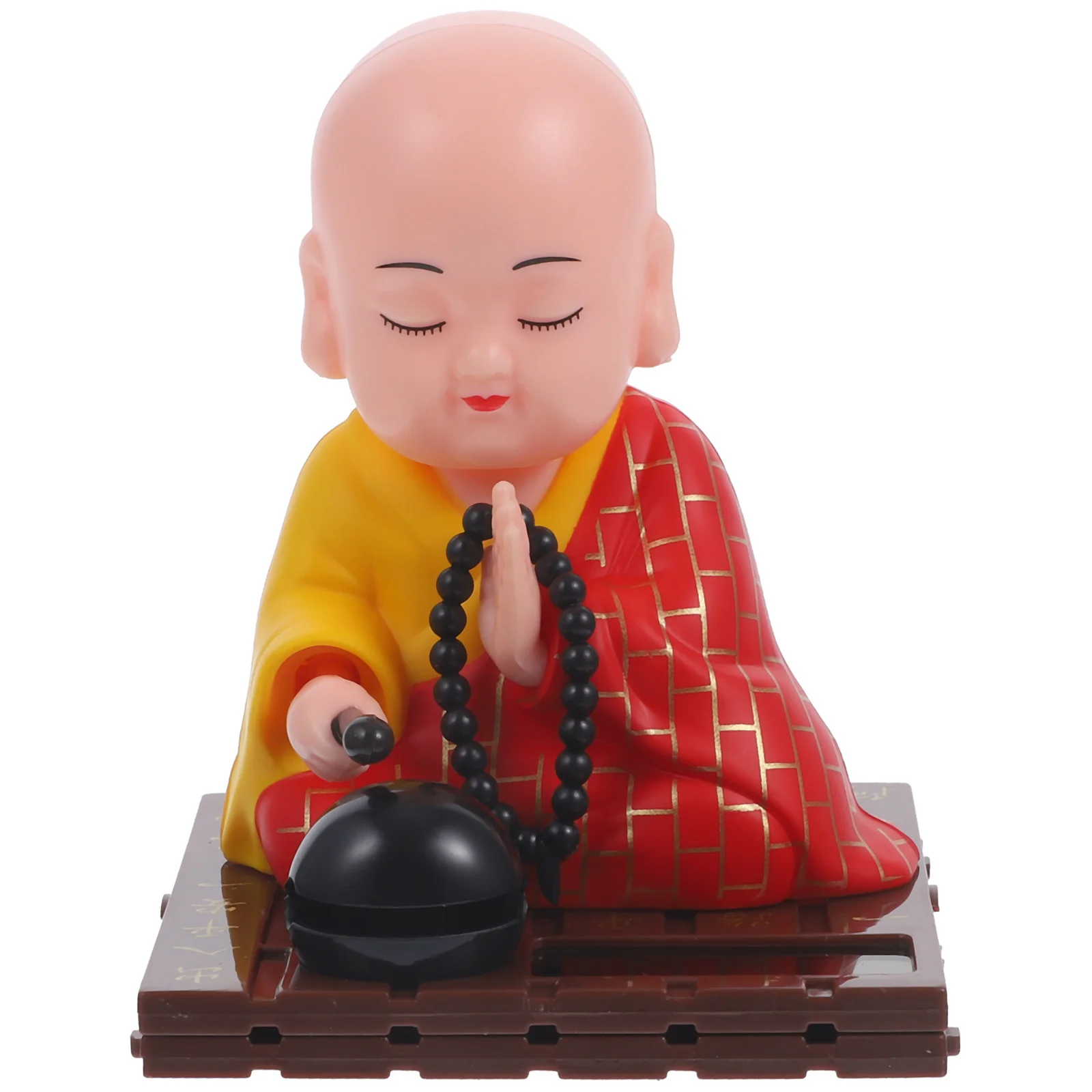 Solar Powered Shaking Head Monk Statue Delicate Design Car Dashboard Desktop Ornament Home Decoration Monk Statue
Solar Powered Shaking Head Monk Statue Delicate Design Car Dashboard Desktop Ornament Home Decoration Monk Statue