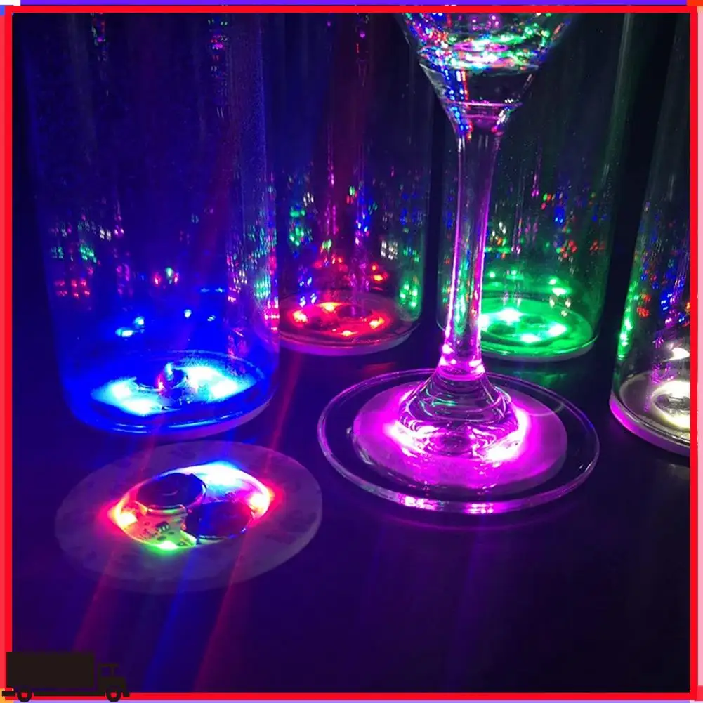 Premium 25 Pcs LED Coaster Round Flash Cup Mat Sticker Lights For Wine Liquor Bottle, Drinks Party, Bar Party
Premium 25 Pcs LED Coaster Round Flash Cup Mat Sticker Lights For Wine Liquor Bottle, Drinks Party, Bar Party