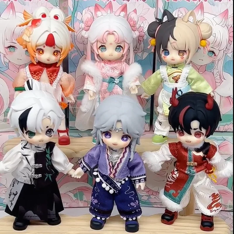 Nagi 1/12 Bjd шарнирная экшн-кукла слепая коробка Бесплатная серия путешествий милый декор в китайском стиле аниме фигурка модель подарок на день рождения для девочки
Nagi 1/12 Bjd шарнирная экшн-кукла слепая коробка Бесплатная серия путешествий милый декор в китайском стиле аниме фигурка модель подарок на день рождения для девочки