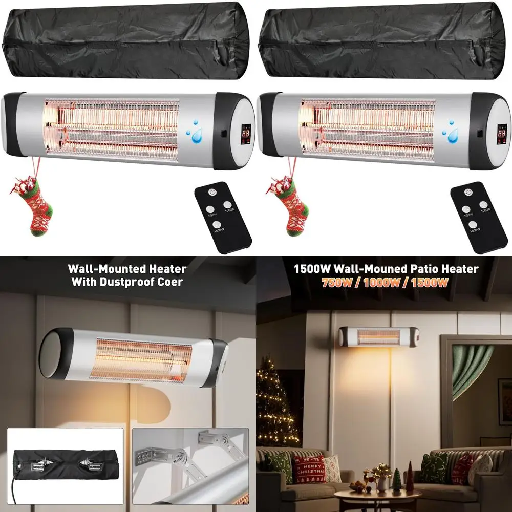 Водонепроницаемый обогреватель для уличного патио мощностью 1500 Вт с 9 уровнями, таймером 24 часа, настенный монтаж, идеально подходит для беседки и гаража
Водонепроницаемый обогреватель для уличного патио мощностью 1500 Вт с 9 уровнями, таймером 24 часа, настенный монтаж, идеально подходит для беседки и гаража