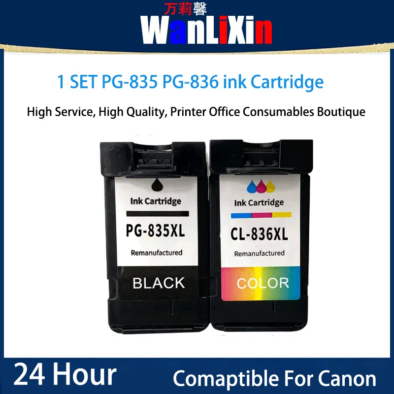 1 комплект картриджей с чернилами PG-835 PG-836, совместимых с Canon Pixma ip1188
1 комплект картриджей с чернилами PG-835 PG-836, совместимых с Canon Pixma ip1188