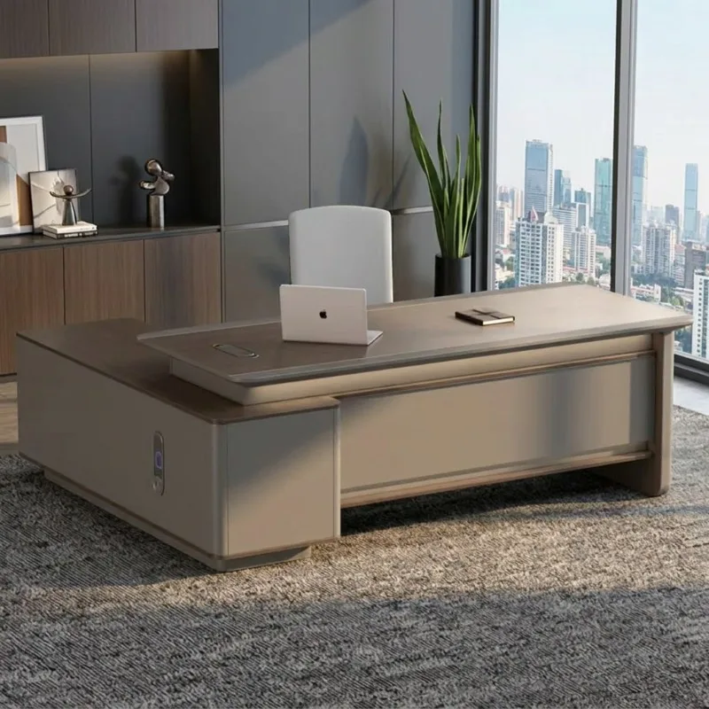 Luxury Modern Solid Wood Executive Desk Panel with Durable Design for Home Office CEO/Villa Hotels
Luxury Modern Solid Wood Executive Desk Panel with Durable Design for Home Office CEO/Villa Hotels