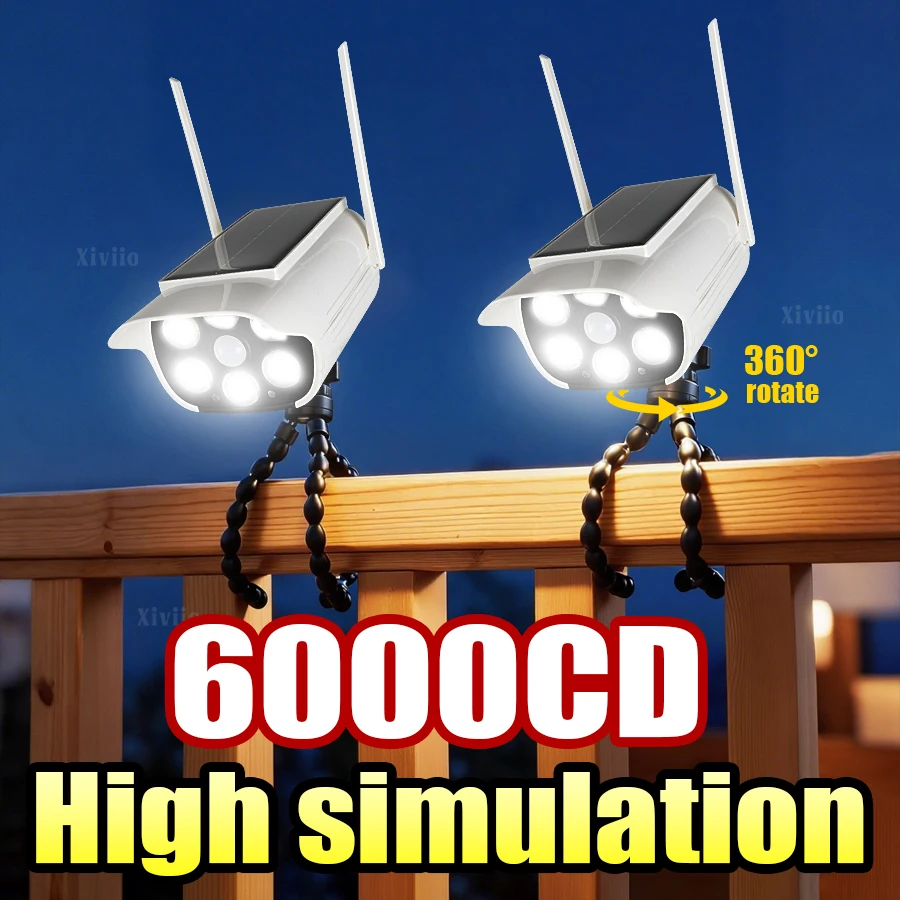 6000CD Solar Monitoring Light LED Anti-theft Wireless Simulation Human Body induction Camera Solar Lamp Security Street Lighting
6000CD Solar Monitoring Light LED Anti-theft Wireless Simulation Human Body induction Camera Solar Lamp Security Street Lighting