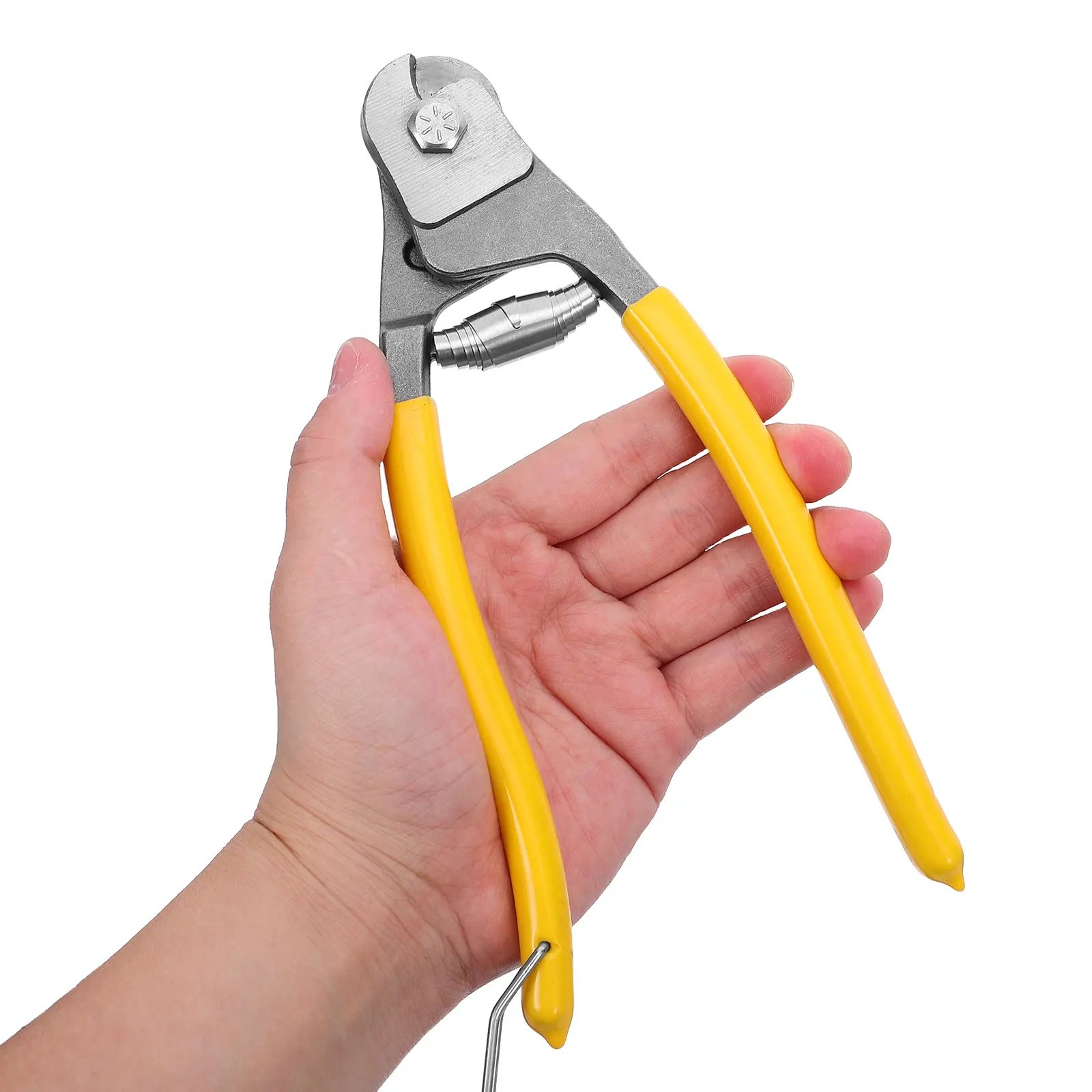 Compact Heavy Duty Steel Wire Rope Cutter Flush Cutters Cable Shear Tool for Construction Home Repair Auto Electrical Connector
Compact Heavy Duty Steel Wire Rope Cutter Flush Cutters Cable Shear Tool for Construction Home Repair Auto Electrical Connector