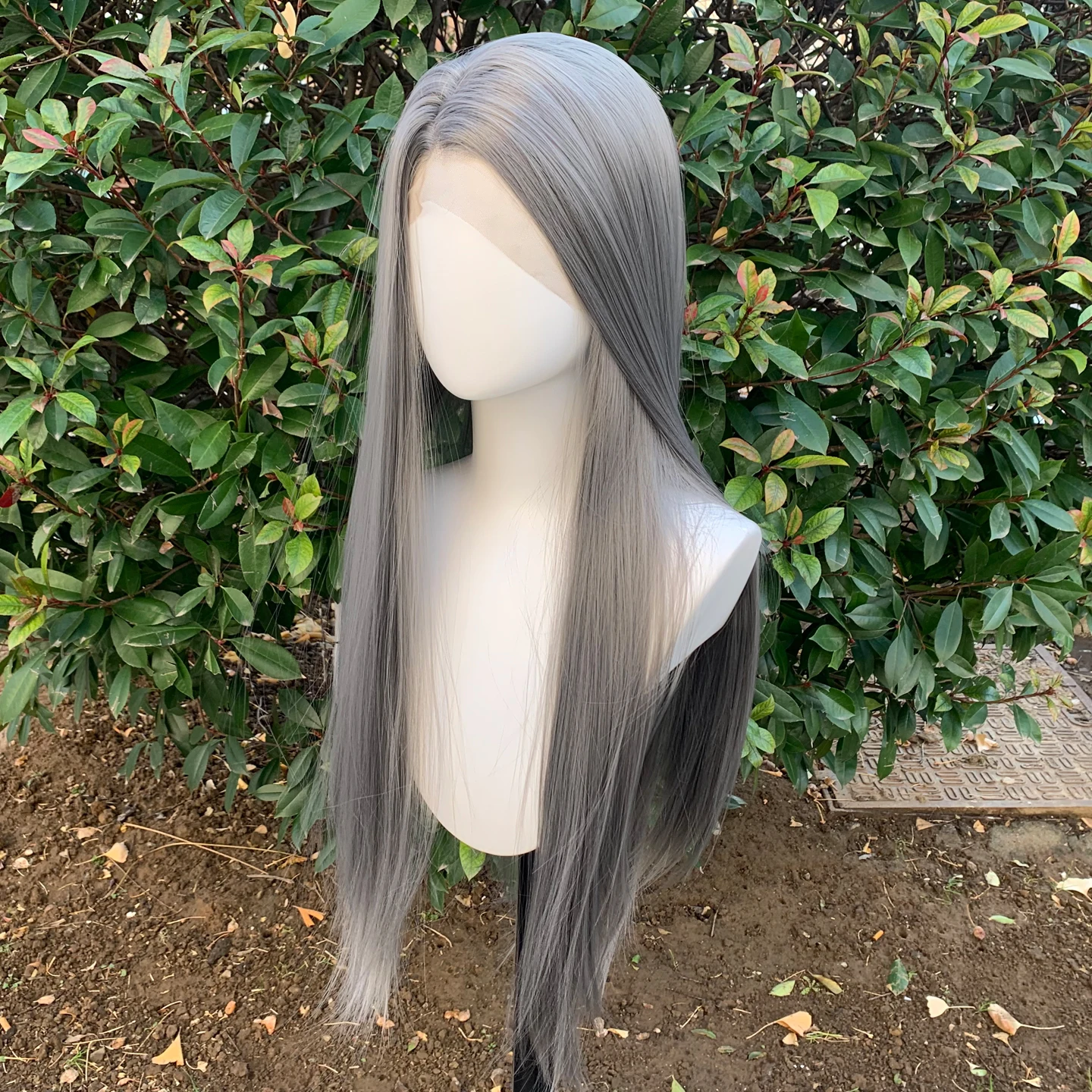 Grey Long Straight 13×4 Synthetic Lace Front Wigs Glueless Lace Synthetic Hair Wig Heat-resistant Wig for Women 26inch
Grey Long Straight 13×4 Synthetic Lace Front Wigs Glueless Lace Synthetic Hair Wig Heat-resistant Wig for Women 26inch