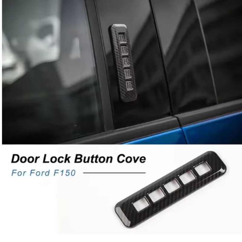 For Ford F150 F-150 2015 -2020 ABS carbonfiber Door Password Lock Button Decorative Cover Car external Accessories
For Ford F150 F-150 2015 -2020 ABS carbonfiber Door Password Lock Button Decorative Cover Car external Accessories