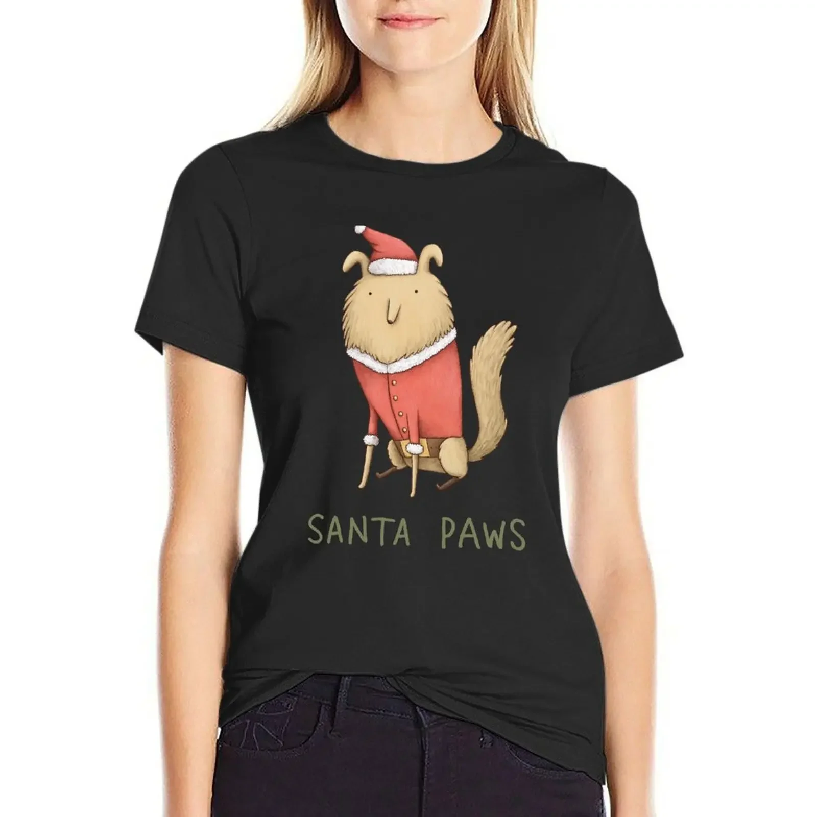 Футболка Santa Paws, футболки с таможенной блузкой, футболки для женщин, футболки с рисунком
Футболка Santa Paws, футболки с таможенной блузкой, футболки для женщин, футболки с рисунком