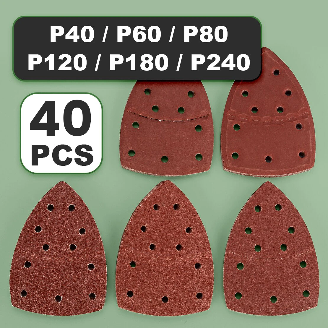 P40 P60 P80 P120 P180 40 шт./компл. шлифовальный диск, набор наждачной бумаги, подходит для Parkside PMS 160, многошлифовальная машина
P40 P60 P80 P120 P180 40 шт./компл. шлифовальный диск, набор наждачной бумаги, подходит для Parkside PMS 160, многошлифовальная машина