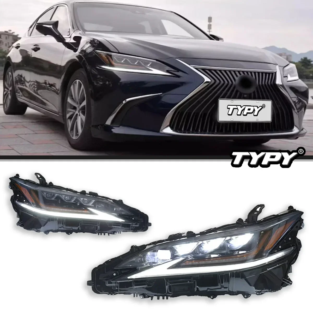 Автомобильные аксессуары, полностью светодиодные фары в сборе для Lexus ES200 ES260 2018-2023, обновление, высокая конфигурация, фары, указатель поворота
Автомобильные аксессуары, полностью светодиодные фары в сборе для Lexus ES200 ES260 2018-2023, обновление, высокая конфигурация, фары, указатель поворота