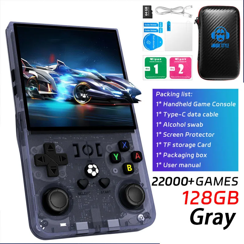 Open Source R36MAX Video Game Console Linux System Gifts for Children 4000 mAh Battery TYPE-C Charging Cable Game Console
Open Source R36MAX Video Game Console Linux System Gifts for Children 4000 mAh Battery TYPE-C Charging Cable Game Console