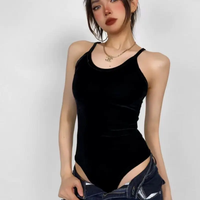 Sleeveless Knit Bodysuit Hot Summer Sexy Bodycon Off Shoulder Halter Tops Casual Street Bodice For Women ClubWear
Sleeveless Knit Bodysuit Hot Summer Sexy Bodycon Off Shoulder Halter Tops Casual Street Bodice For Women ClubWear