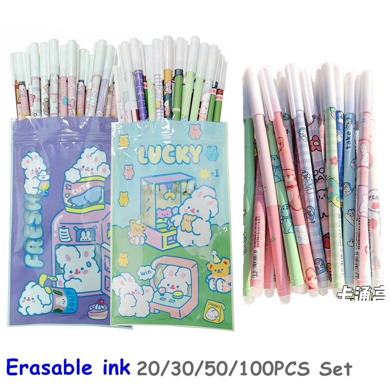 20-100pcs Set Cute Cartoon Erasable Pens 0.5mm Blue Ink Erasable Gel Pen Stationery School Office Boy Girl Writing Gift Gel Pens
20-100pcs Set Cute Cartoon Erasable Pens 0.5mm Blue Ink Erasable Gel Pen Stationery School Office Boy Girl Writing Gift Gel Pens