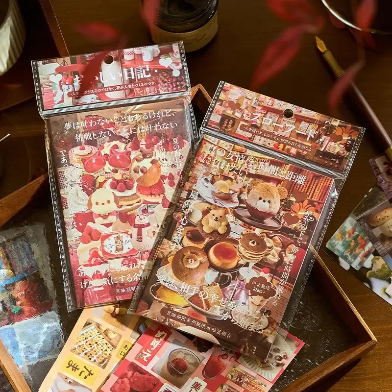 20 Sheets Japanese Retro Dessert Cut Film Sticker Book Y2k Sticker Diy Journal Handbook Scrapbooking Decoration Sticker Gifts
20 Sheets Japanese Retro Dessert Cut Film Sticker Book Y2k Sticker Diy Journal Handbook Scrapbooking Decoration Sticker Gifts