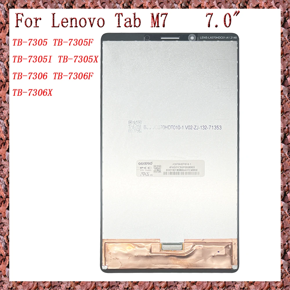 AAA For Lenovo Tab M7 WIFI 3G 4G TB-7305 TB-7305F TB-7305I TB-7305X 7.0" LCD Display Touch Screen Digitizer Glass Assembly
AAA For Lenovo Tab M7 WIFI 3G 4G TB-7305 TB-7305F TB-7305I TB-7305X 7.0" LCD Display Touch Screen Digitizer Glass Assembly