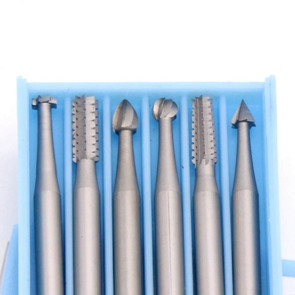 6Pcs Tungsten Carbide Burr Bits 2.35mm Shank Rotary Drill Bit Set for Engraving Plastic Porcelain Wood Aluminum and Jewelry
6Pcs Tungsten Carbide Burr Bits 2.35mm Shank Rotary Drill Bit Set for Engraving Plastic Porcelain Wood Aluminum and Jewelry