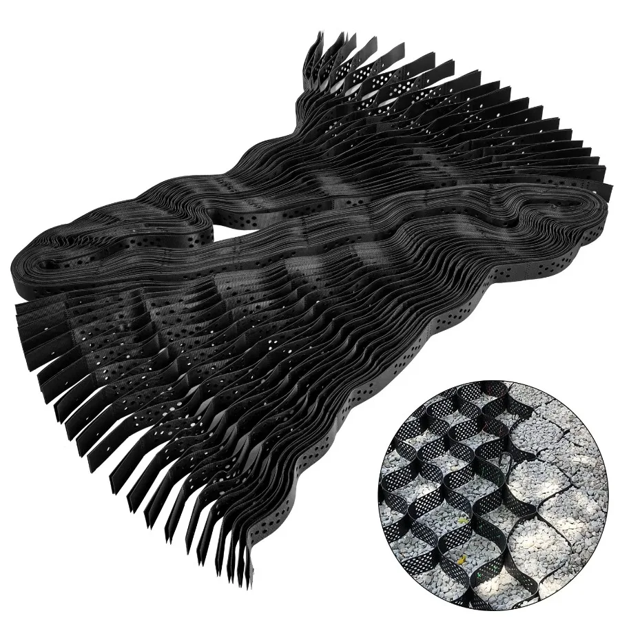 Geo Grid Ground Grid 9x17 ft Geo Cell Grid 2 Inch Thick Gravel Grid HDPE Material Ground Stabilization Grid 1885 LBS Per Sq Te
Geo Grid Ground Grid 9x17 ft Geo Cell Grid 2 Inch Thick Gravel Grid HDPE Material Ground Stabilization Grid 1885 LBS Per Sq Te