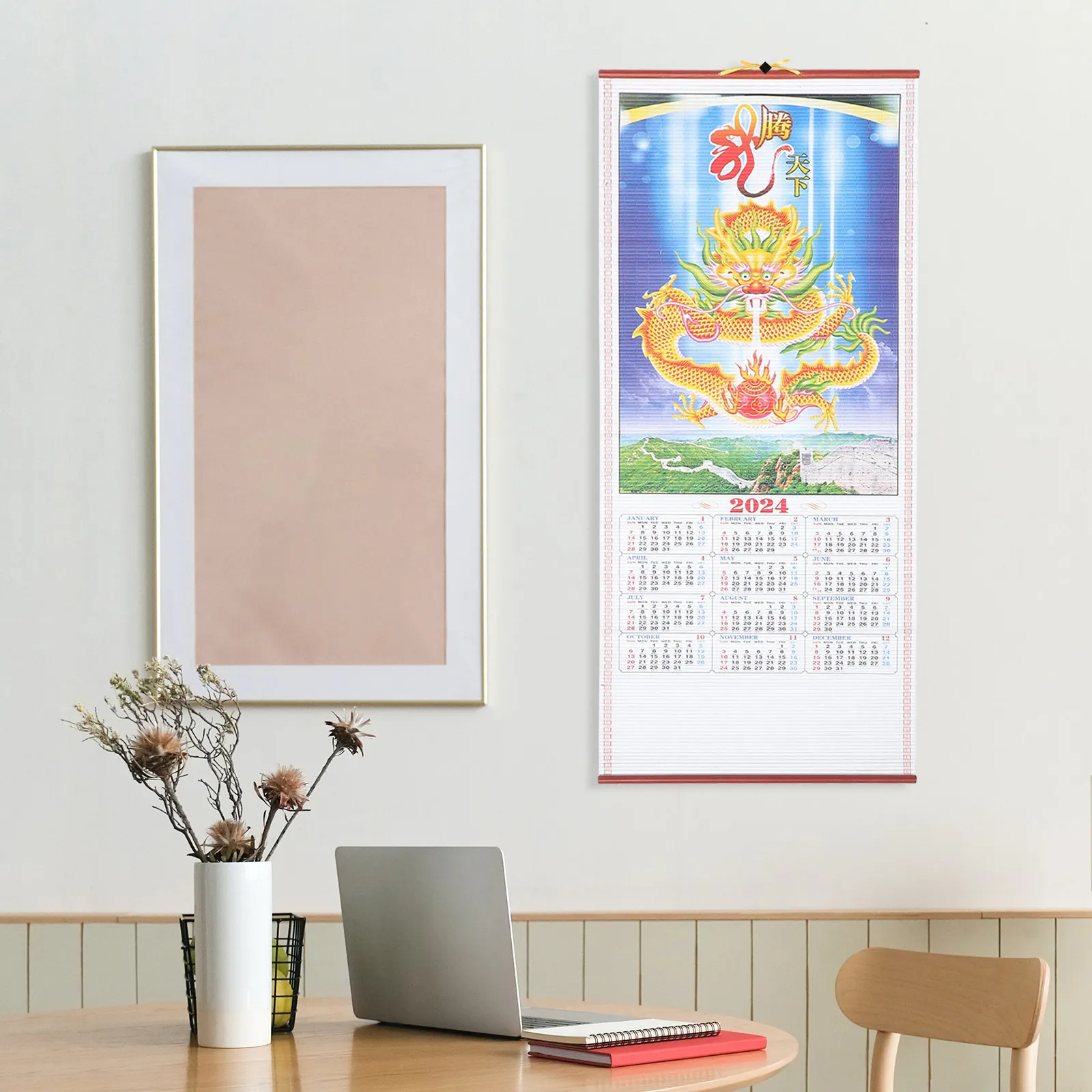 2024 Dragon Year Wall Calendar Traditional Chinese Hanging Calendar Premium Paper Lunar Events Yearly Planner Decorative Home
2024 Dragon Year Wall Calendar Traditional Chinese Hanging Calendar Premium Paper Lunar Events Yearly Planner Decorative Home