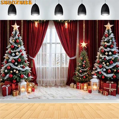 Christmas Day Wreath Family New Year Party Photography Backdrops Prop Window Living Room Xmas Tree Gift Snow Background VN-01
Christmas Day Wreath Family New Year Party Photography Backdrops Prop Window Living Room Xmas Tree Gift Snow Background VN-01