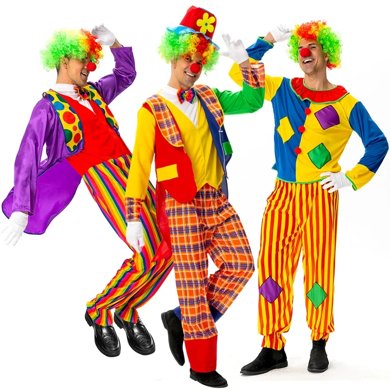 ❤2026★ Funny Clown Costumes For Men Party Cosplay Performance Outfits with Colored Wig False Nose Fancy Clothes Entertaining Ac❤
❤2026★ Funny Clown Costumes For Men Party Cosplay Performance Outfits with Colored Wig False Nose Fancy Clothes Entertaining Ac❤