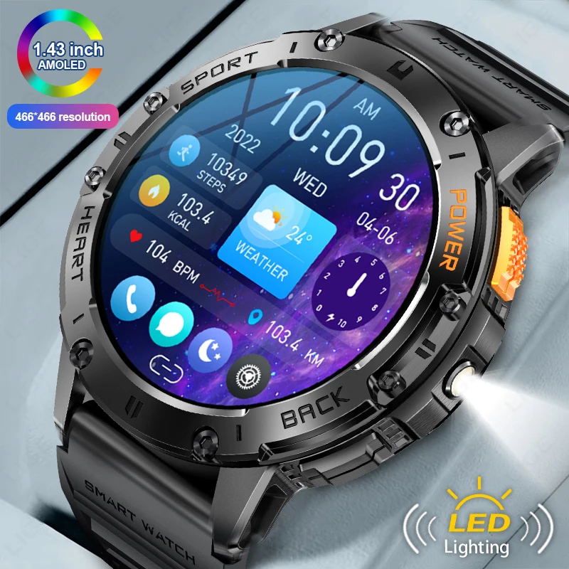 LIGE LED Flashlight Smart Watch Men 100+ Sports Modes Health Monitor Man Watches Bluetooth Call Men Smartwatches For Android iOS
LIGE LED Flashlight Smart Watch Men 100+ Sports Modes Health Monitor Man Watches Bluetooth Call Men Smartwatches For Android iOS