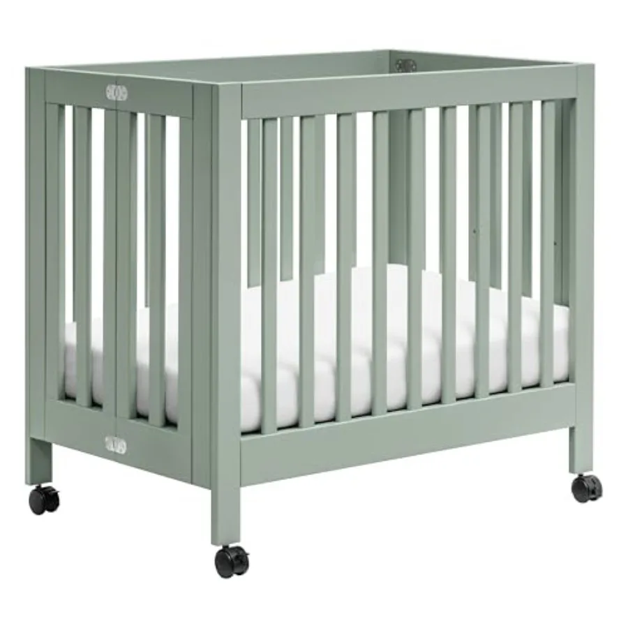 Babyletto Origami Mini Portable Crib Folding with Wheels in Light Sage, 2 Adjustable Mattress Positions, Greenguard Gold Certif
Babyletto Origami Mini Portable Crib Folding with Wheels in Light Sage, 2 Adjustable Mattress Positions, Greenguard Gold Certif