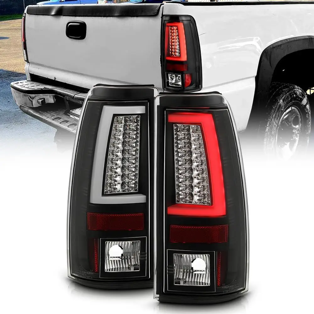 - For 1999-2002 Chevy Silverado 1500 99-06 GMC Sierra Black LED Tube Tail Lights Brake Lamps V2 Pair Left+Right
- For 1999-2002 Chevy Silverado 1500 99-06 GMC Sierra Black LED Tube Tail Lights Brake Lamps V2 Pair Left+Right