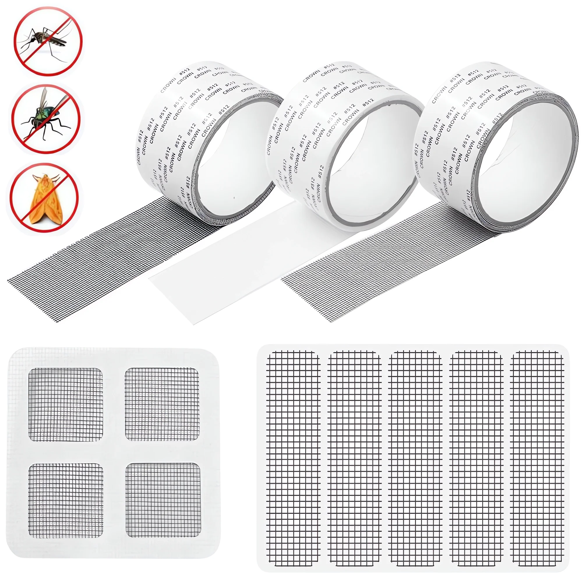 Window Screen Repair Kit Strong Self Adhesive Tape Window Net Screen Repair Patch Covering Up Holes Tears Anti-Insect & Mosquito
Window Screen Repair Kit Strong Self Adhesive Tape Window Net Screen Repair Patch Covering Up Holes Tears Anti-Insect & Mosquito