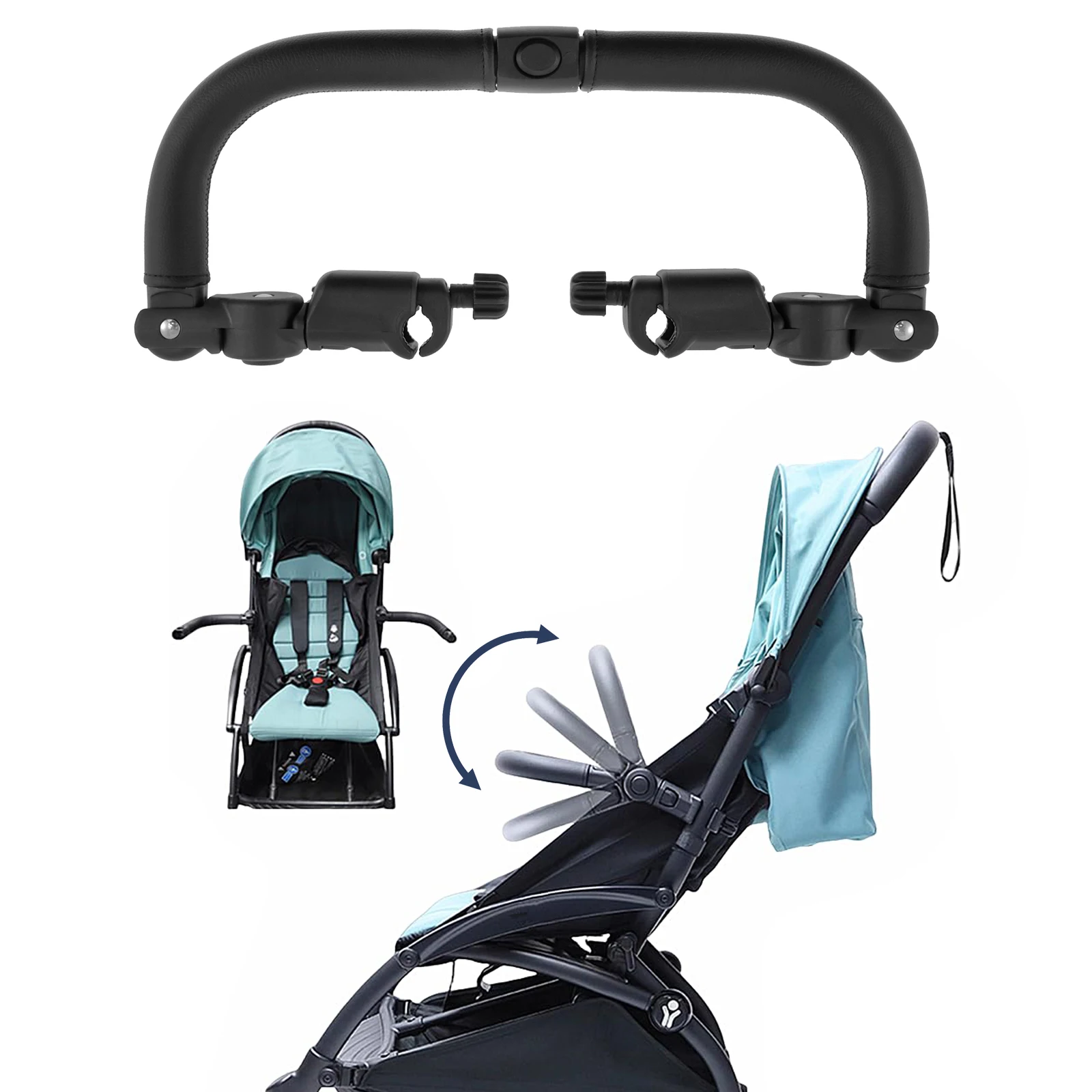 Stroller Bumper Bar Adjustable Angle Replacement Armrest Detachable Dual-Mode Open Stroller Bar Handlebar Crossbar Stroller Acce
Stroller Bumper Bar Adjustable Angle Replacement Armrest Detachable Dual-Mode Open Stroller Bar Handlebar Crossbar Stroller Acce