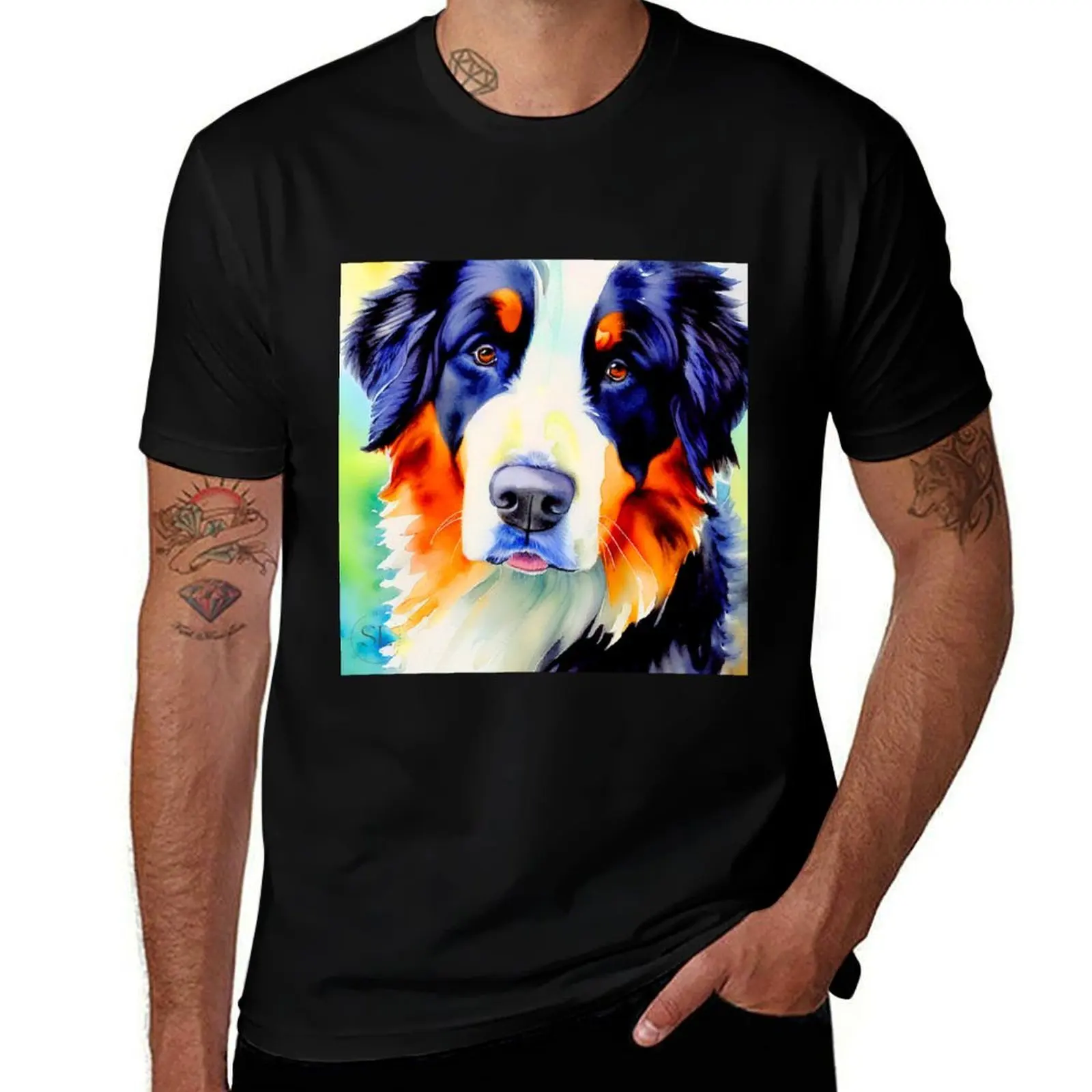 A loyal Bernese Mountain Dog T-Shirt rapper graphic tees valentines clothes vintage clothes Men's t shirts
A loyal Bernese Mountain Dog T-Shirt rapper graphic tees valentines clothes vintage clothes Men's t shirts