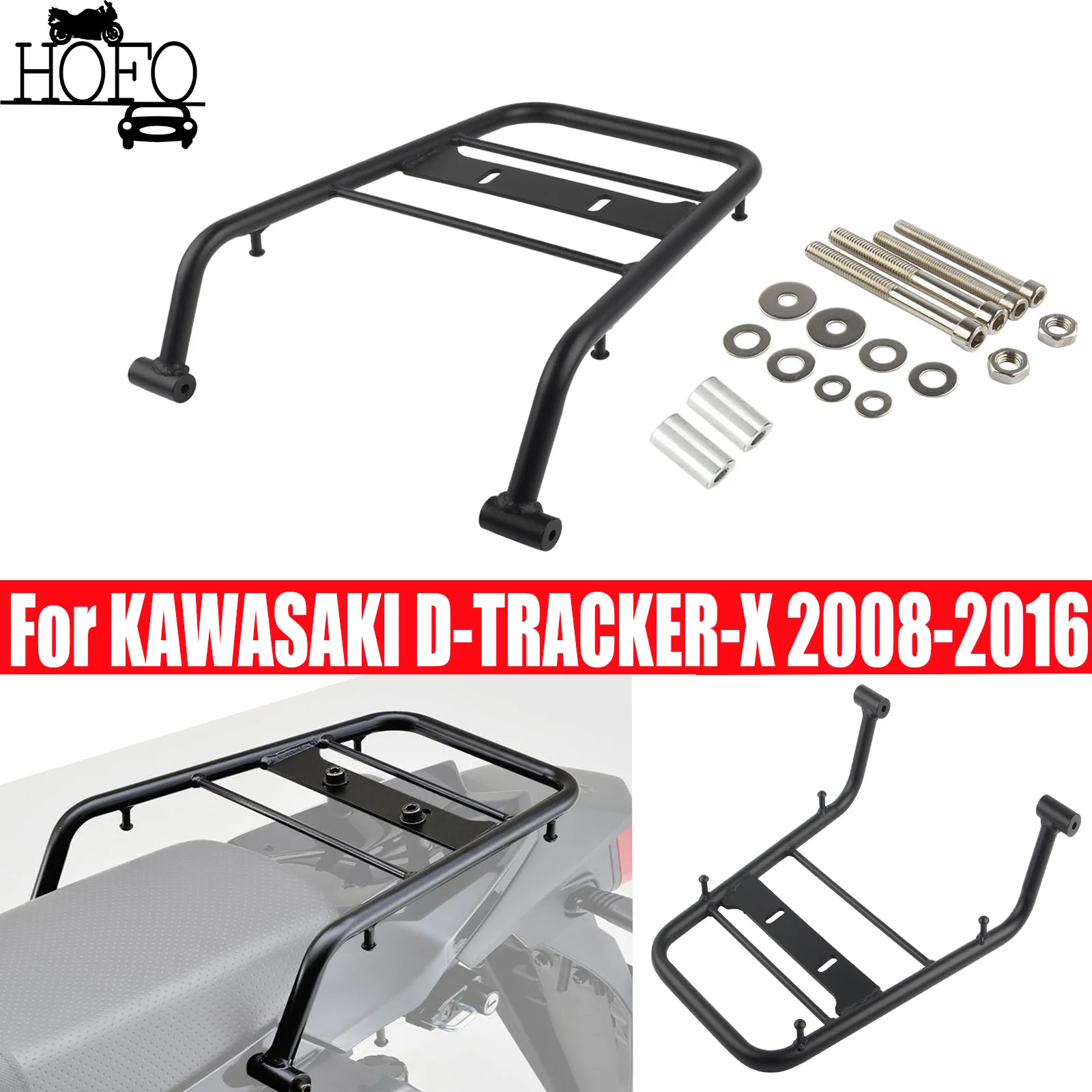 For KAWASAKI D-TRACKER-X 2008-2016 KLX250 Motorcycle Rear Luggage Rack Bracket Cargo Rack Support Shelf Holder
For KAWASAKI D-TRACKER-X 2008-2016 KLX250 Motorcycle Rear Luggage Rack Bracket Cargo Rack Support Shelf Holder