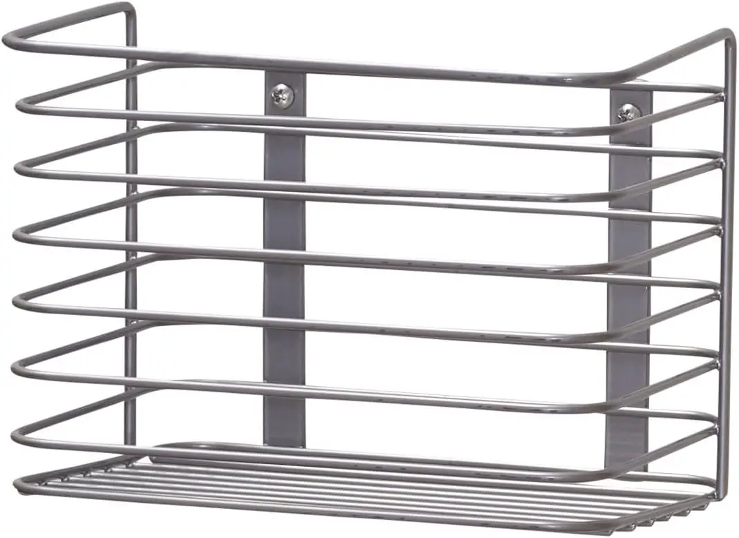 Door Mount Cabinet Organizer, Steel Wire Basket, Attractive Nickel Powder Coating, Great for Saving Space, Mounts to Sol
Door Mount Cabinet Organizer, Steel Wire Basket, Attractive Nickel Powder Coating, Great for Saving Space, Mounts to Sol