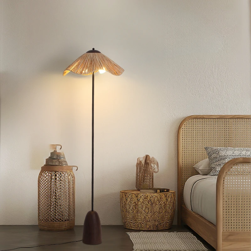 Vintage Wabi Silent Wind Floor Lamp Bedroom Bedside Living Room Sofa Tea Room Homestay Designer Straw Woven Retro Standing Light
Vintage Wabi Silent Wind Floor Lamp Bedroom Bedside Living Room Sofa Tea Room Homestay Designer Straw Woven Retro Standing Light