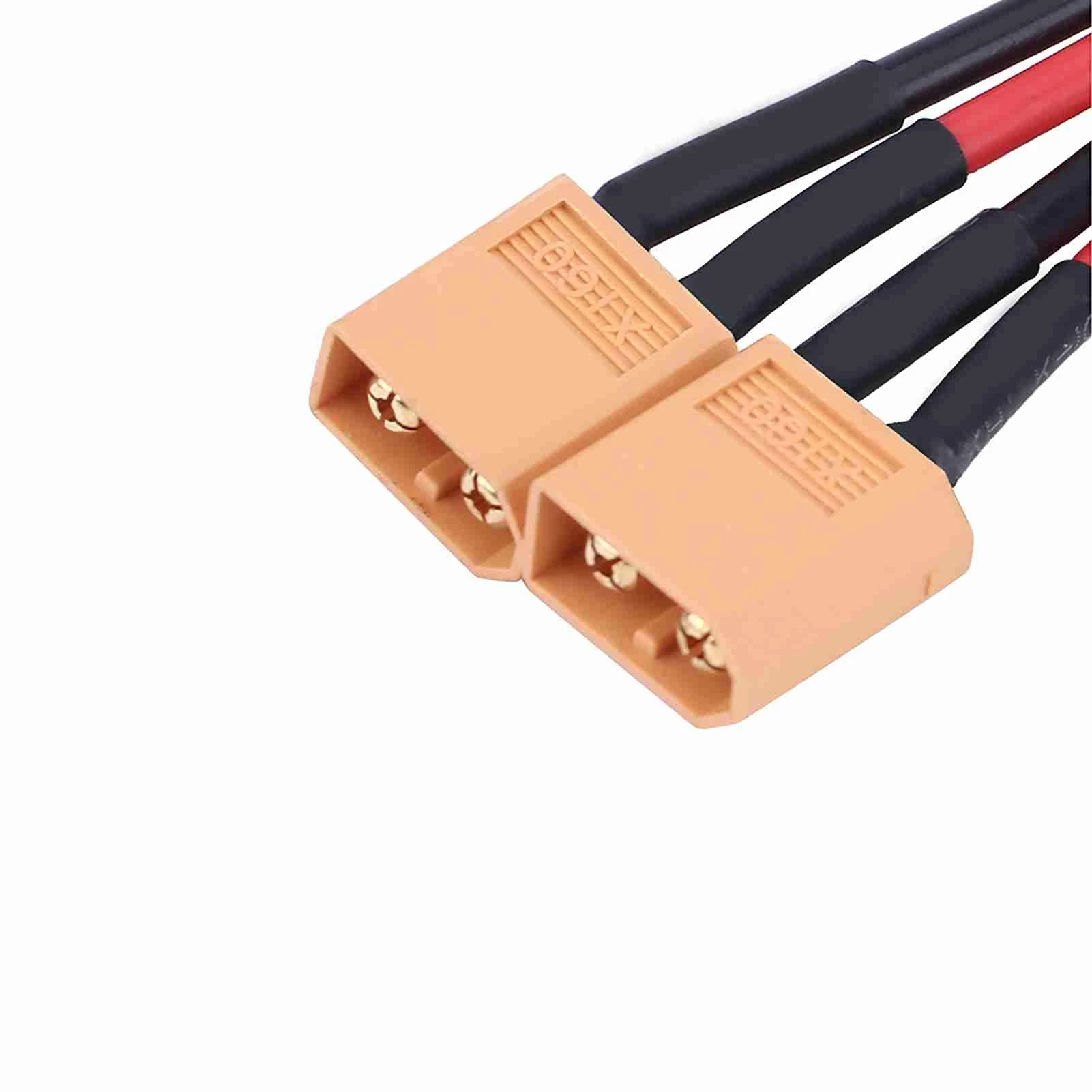 XT60 Parallel Battery Pack Connector Adapter 14AWG Cable for RC Lipo 1 Male to 2 Female 1 Female to 2 Male
XT60 Parallel Battery Pack Connector Adapter 14AWG Cable for RC Lipo 1 Male to 2 Female 1 Female to 2 Male