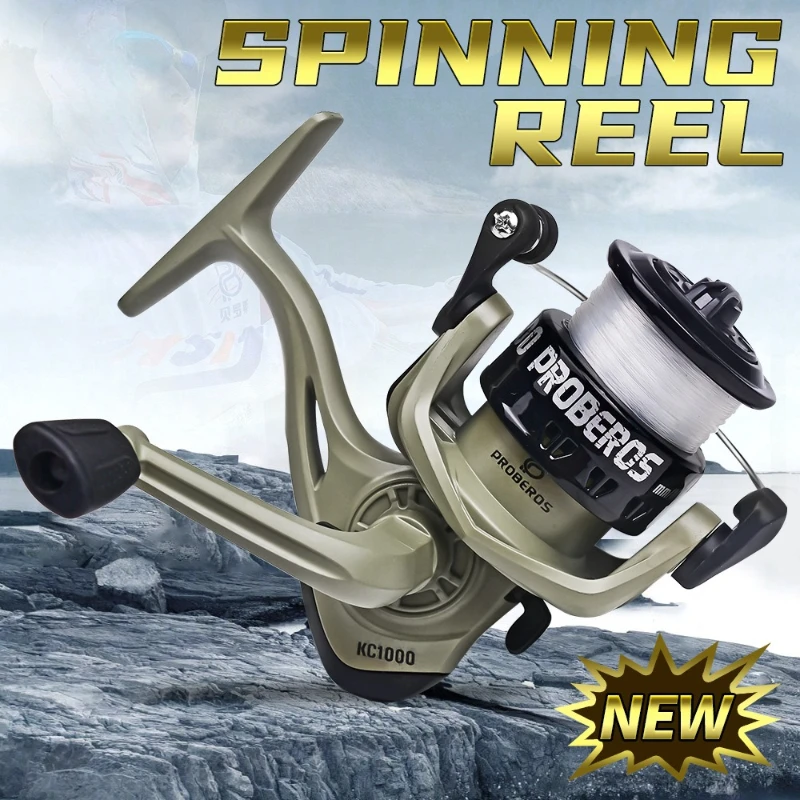 Portable Ultralight Spinning Fishing Reel 1000 Series Small Size Beginner Kit Saltwater Freshwater Fishing Tackle for Trout Bass
Portable Ultralight Spinning Fishing Reel 1000 Series Small Size Beginner Kit Saltwater Freshwater Fishing Tackle for Trout Bass