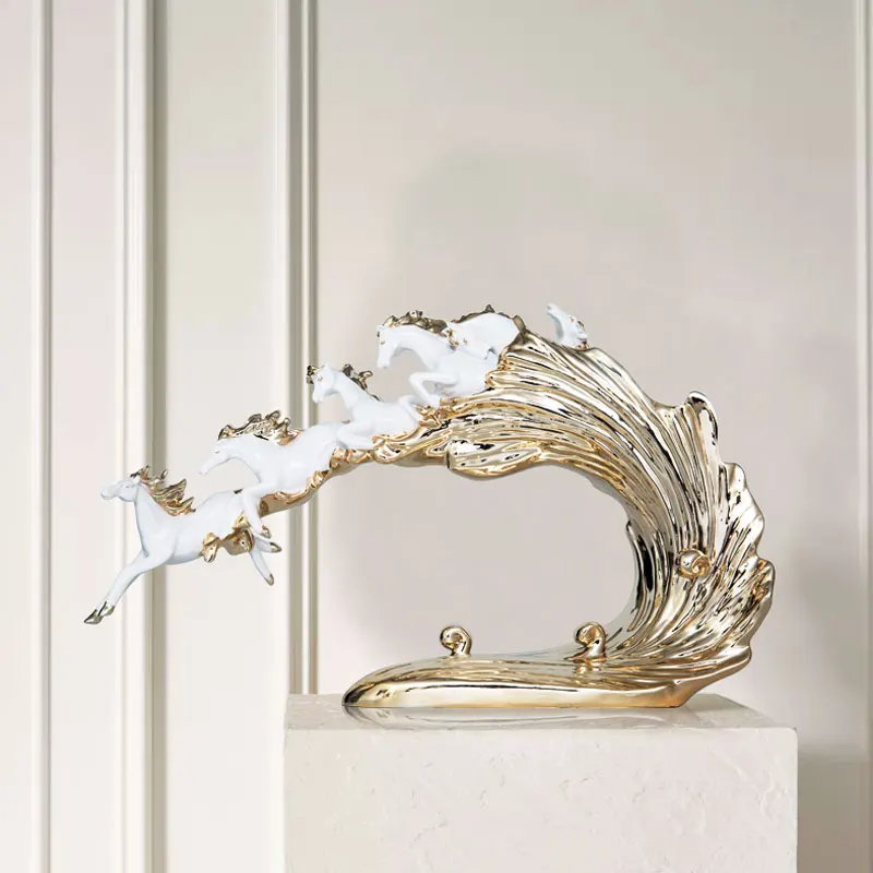 Ten Thousand Horses Galloping Ahead Horse Ornament Resin Crafts Furnishings Home Decorations
Ten Thousand Horses Galloping Ahead Horse Ornament Resin Crafts Furnishings Home Decorations