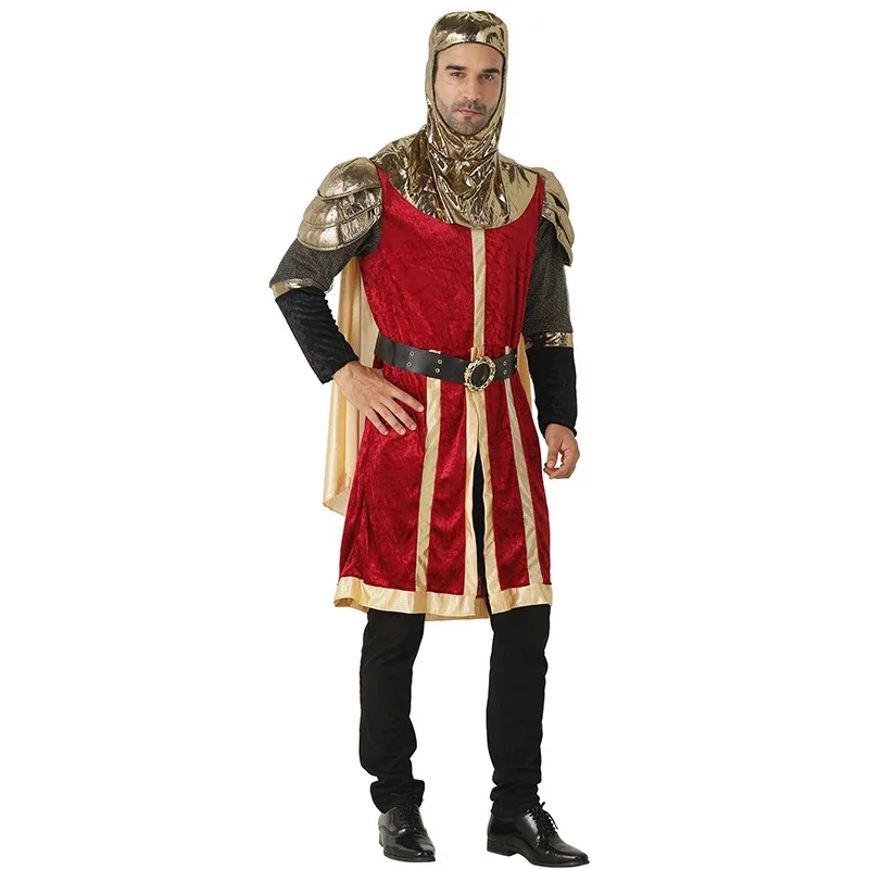Men's Renaissance King Cosplay Costume Adult Halloween Medieval Knight Outfits Carnival Easter Purim Fancy Dress
Men's Renaissance King Cosplay Costume Adult Halloween Medieval Knight Outfits Carnival Easter Purim Fancy Dress