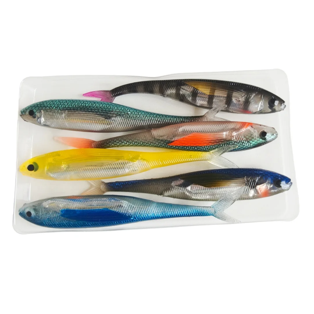 SWOLFY 6pcs/lot 12cm 9g Soft Lure Fork Tail Minnow Fishing Bait Silicone Artificial Wobbler Jigging Tackle for Bass Pike Perch
SWOLFY 6pcs/lot 12cm 9g Soft Lure Fork Tail Minnow Fishing Bait Silicone Artificial Wobbler Jigging Tackle for Bass Pike Perch