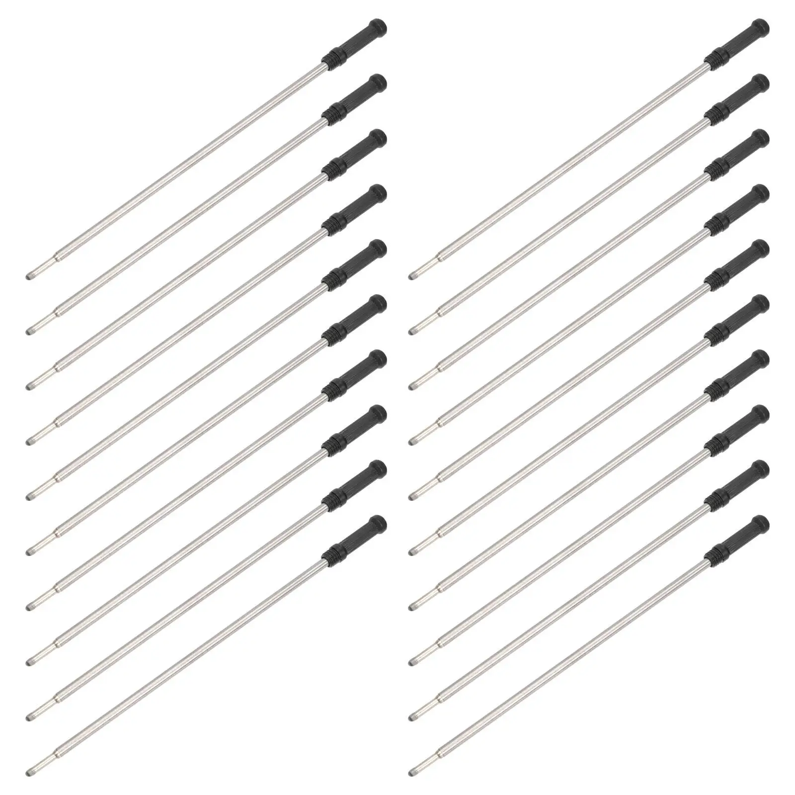 20 Pcs Metal Pen Refill Ball Point Pens Black Ink 115mm Length Fine Point Writing Refills Suitable for Cross Brand
20 Pcs Metal Pen Refill Ball Point Pens Black Ink 115mm Length Fine Point Writing Refills Suitable for Cross Brand