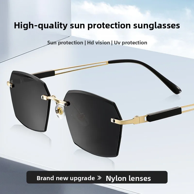 European and American Fashion Square Frameless Sunglasses Men and Women Trendy Sunglasses Street Style Sun Glasses
European and American Fashion Square Frameless Sunglasses Men and Women Trendy Sunglasses Street Style Sun Glasses