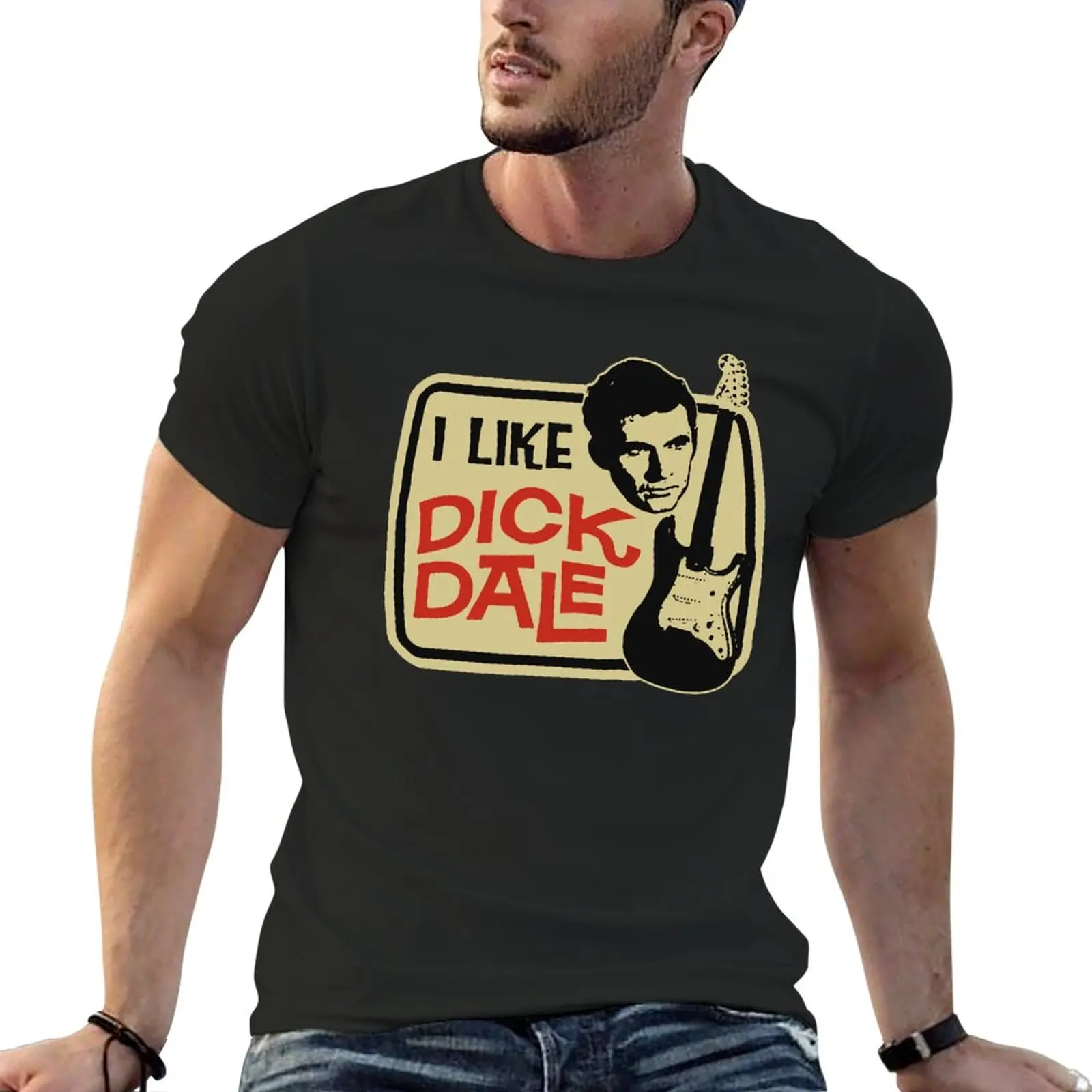 New DICK guitar DALE T-Shirt blank t shirts graphic t shirt customized t shirts plus size tops Short sleeve tee men
New DICK guitar DALE T-Shirt blank t shirts graphic t shirt customized t shirts plus size tops Short sleeve tee men